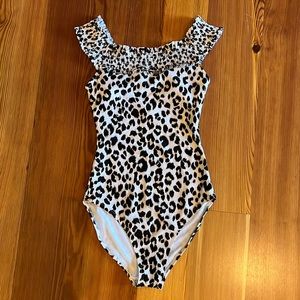 Old Navy Women’s One-Piece Leopard Pattern Bathing Suit - Size XS